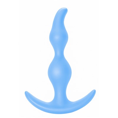 Анальная пробка Bent Anal Plug Blue 5002-02lola