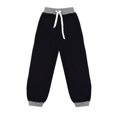 Чёрные спортивные брюки для мальчика 8243-МС17