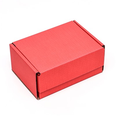 Коробка самосборная, красная, 22 х 16,5 х 10 см