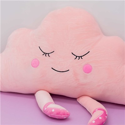 Мягкая игрушка подушка "Cute cloud", pink, 50 см