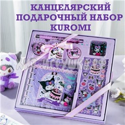 Набор для творчества Куроми Kuromi Melody (блокнот, ручка, стикеры) YS01, YS01