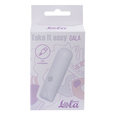 Перезаряжаемая вибропуля Take it Easy Gala White 9024-01lola