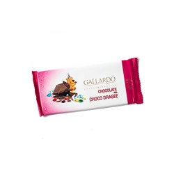 Шоколад молочный Gallardo с драже 65гр