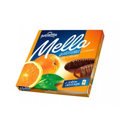 Мармелад в шоколаде Мелла Апельсин 190 гр