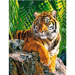 Алмазная мозаика картина стразами Тигр, 50х65 см, Акция!