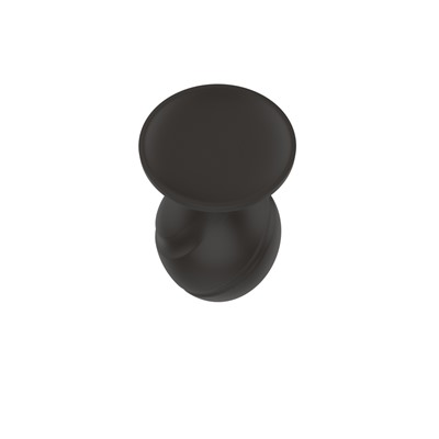 Силиконовая анальная пробка черная M (7.2*3.5cm) 3305-02