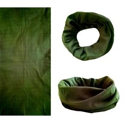 Удобный оливковый шарф бафф из микрофибры