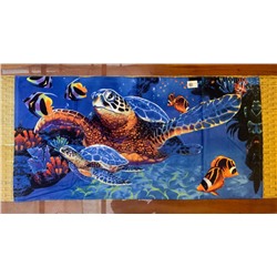 Пляжное полотенце «Черепахи 2» 140х70 см