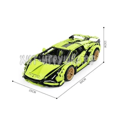 Конструктор Спорткар Lamborghini Sián 3696 дет. Р/У 6044, 6044