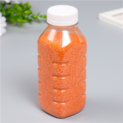 Песок цветной в бутылках "Оранжевый" 500 гр МИКС