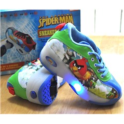 Роликовые кроссовки детские с LED подсветкой РК 521