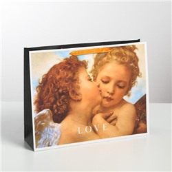 Пакет ламинированный горизонтальный Love, L 40 × 31 × 11,5 см