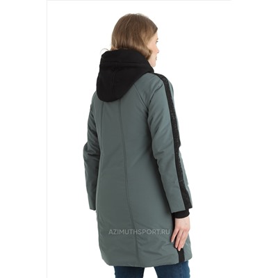 Женское пальто Alpha Endless 1223 (БР) Серо-голубой
