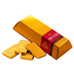 Слитки Золотой Стандарт набор шоколадок (8шт по 10гр)  80гр