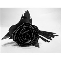 Плеть Чёрная Роза с Замшевыми Хвостами 40 см. 54072ars