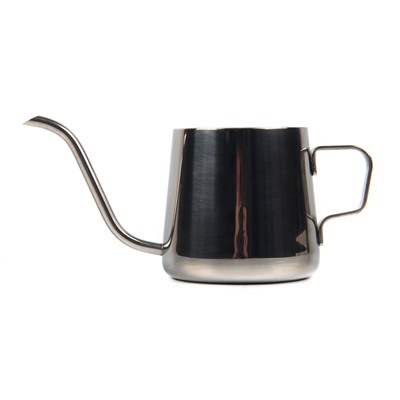 Чайник 250мл c длинным тонким носиком для заваривания кофе, нерж. сталь, SP-613-SL