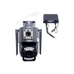 Уличная беспроводная видеокамера WIFi Smart Net Camera V380 Pro с двойным объективом и с SIM-картой оптом