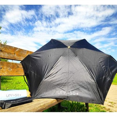 Карманный мини - зонт UV UPF 50+ полуавтомат, 2 сложения оптом