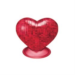 3D головоломка Сердце красное