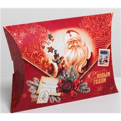 060-0111 Коробка сборная фигурная «Новогодняя почта», 26 × 19 × 4 см