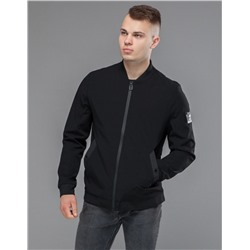 Удобная куртка бомбер черная Braggart "Youth" модель 25572