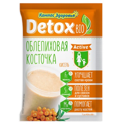 Кисель detox bio active Облепиховая косточка 25 г