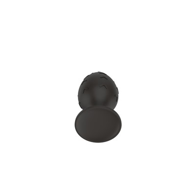 Силиконовая анальная пробка черная S (5.8*2.8cm) 3302-01