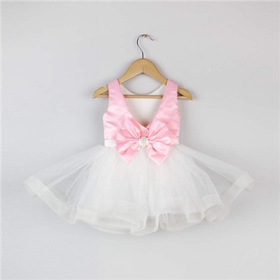 Платье Алессия розово-молочное