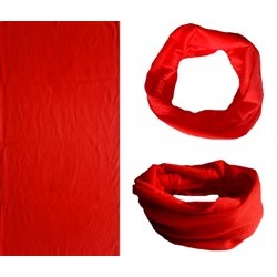 Купить красный шарф бафф из микрофибры