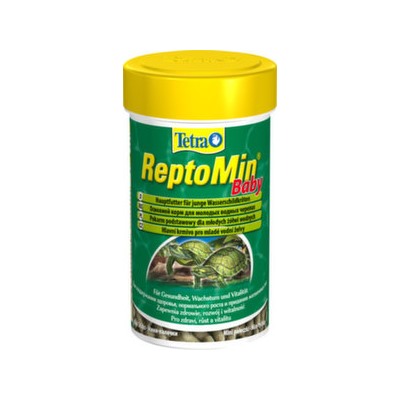 Tetra ReptoMin Baby 100 мл.  (мини палочки)  корм для молодых водных черепах