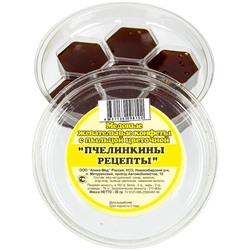Медовые жевательные конфеты с пыльцой цветочной, 30 гр.