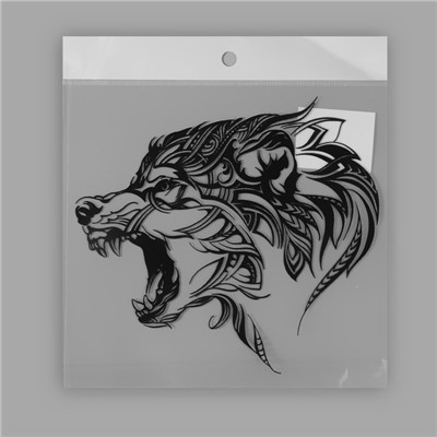 Термотрансфер-хамелеон «Волк», 19,7 × 17,9 см