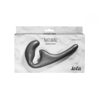 Безремневой анальный страпон Natural Seduction Black 5010-02lola