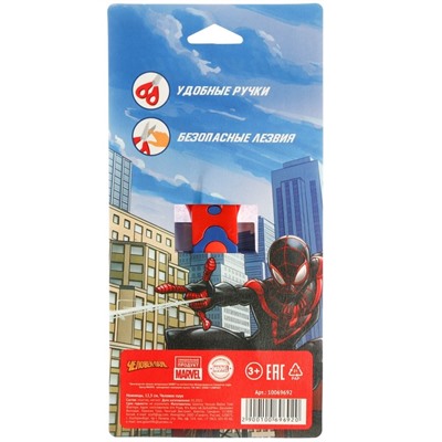 Ножницы фигурные пластиковые, 12,5 см, Человек-паук