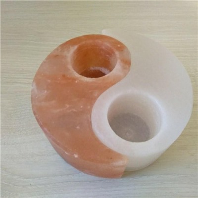 Солевой подсвечник Инь-Янь Himalayan Salt Candle Holder Chinese