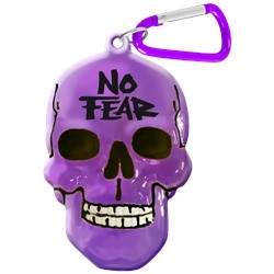 Брелок для ключей в виде черепа "No Fear"