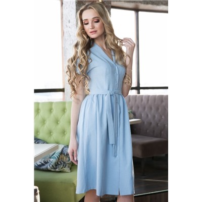 62-01 Голубое платье