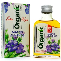 Льняное масло «Organic life» для сердца и сосудов, 100 мл