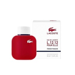 Туалетная вода Laсоste L.12.12 pour elle french panache (90ml) жен. - красный флакон