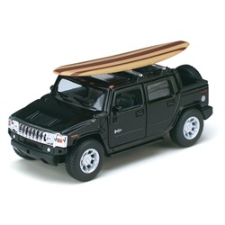 2005 Hummer H2 SUT w/ wooden surfboard