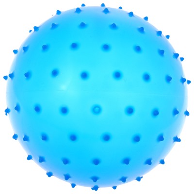 Мячик массажный, матовый пластизоль, d=14 см, 30 г, МИКС