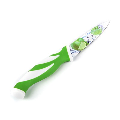 Нож кухонный для чистки, антиналипающее покрытие, чехол,  лезвие 9см, 35гр, SP-244-2