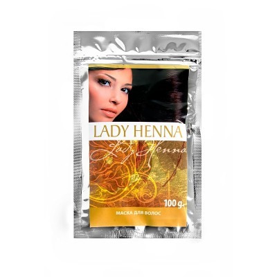 Lady Henna - Маска для волос, 100 г