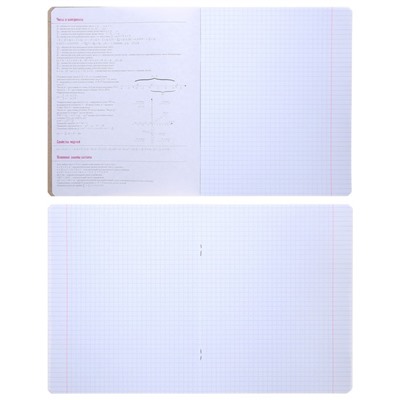 Тетрадь предметная "Новая классика", 48 листов в клетку «Алгебра», обложка картон, ВД-лак