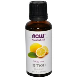 Now Lemon Essential Oil, Эфирное масло лимона 30 мл