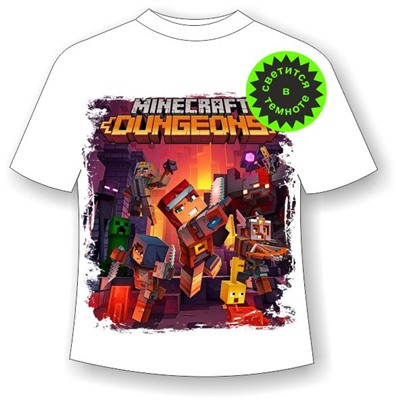 Подростковая футболка Minecraft Dungeons 1120