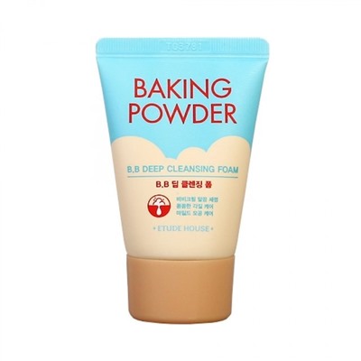 Реплика!!!Пенка для умывания и глубокой очистки ETUDE HOUSE Baking Powder BB Deep Cleansing Foam,30ml