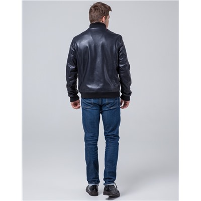 Темно-синяя куртка Braggart "Youth" стильного дизайна молодежная модель 2970