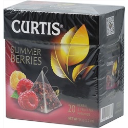 CURTIS. Summer Berries (пирамидки) 34 гр. карт.пачка, 20 пирамидки