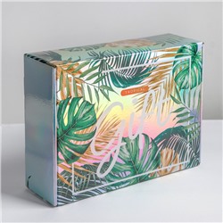 Складная коробка «Gift», 30,5 × 22 × 9,5 см